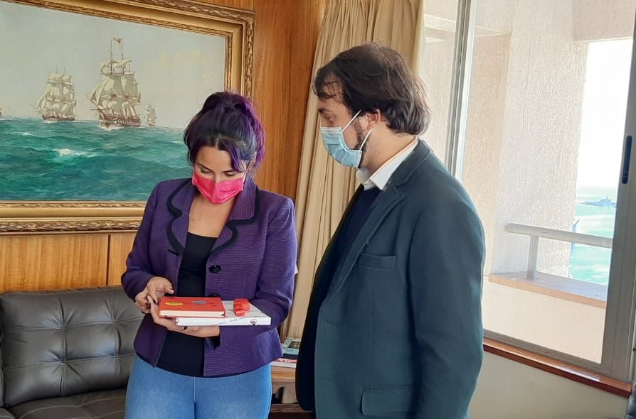 Delegada González se reúne con alcalde de Valparaíso: “creemos que el trabajo colectivo y la conversación con el territorio es la forma de poder avanzar”