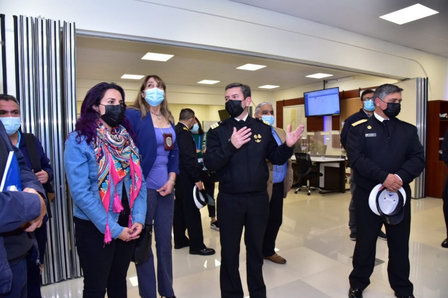 Delegada Sofía González visitó los centros de mando que operan ante emergencias