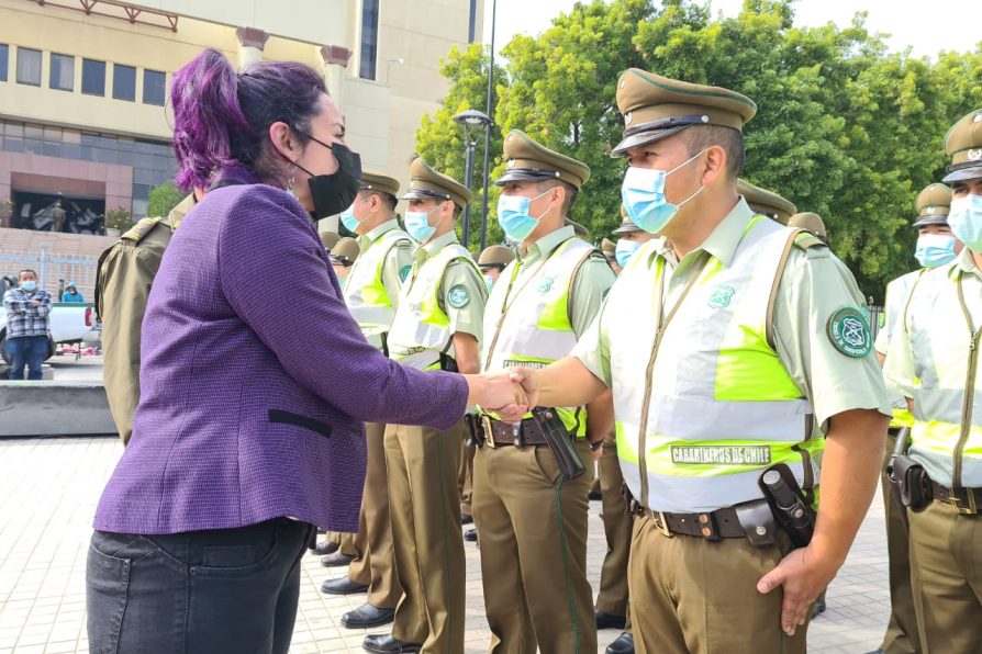 100 Carabineros llegan a Valparaíso a reforzar la seguridad