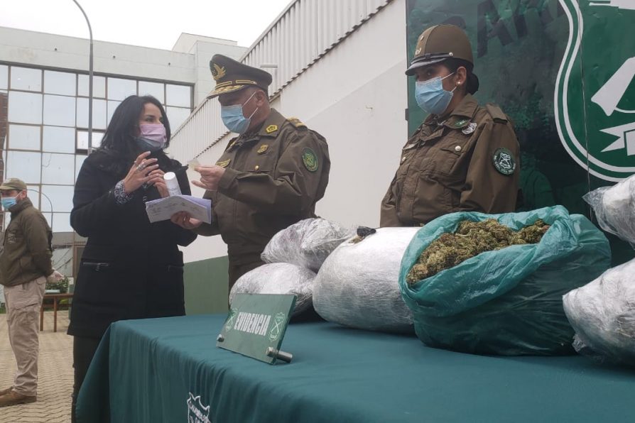 Exitoso golpe en materia de seguridad: incautan cerca de 70 kilos de droga y caen dos detenidos