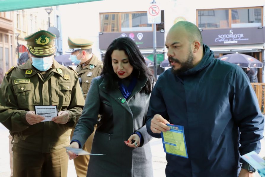 Autoridades refuerzan #DenunciaSeguro para aumentar denuncias delictuales de forma 100% anónima en Valparaíso