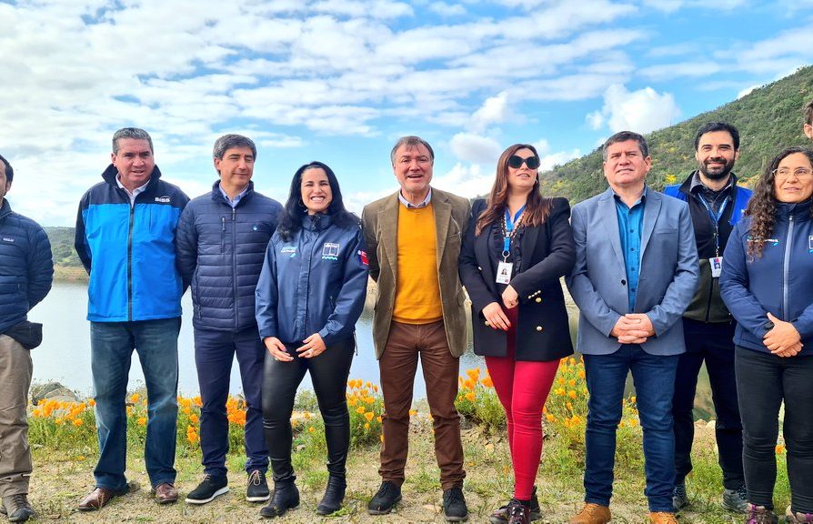 Anuncian cumplimiento de la meta de recarga del Embalse Los Aromos y abastecimiento asegurado para el consumo humano