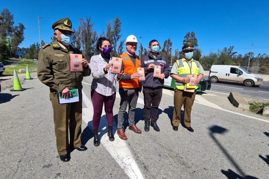 Autoridades fiscalizan Ruta 68 y entregan recomendaciones para unas Fiestas Patrias seguras