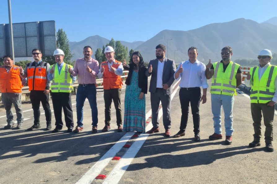 <strong>Autoridades regionales entregan obras de reapertura del Paso Superior El Olivo en la ruta 5 norte en el tramo Los Vilos- Santiago</strong>