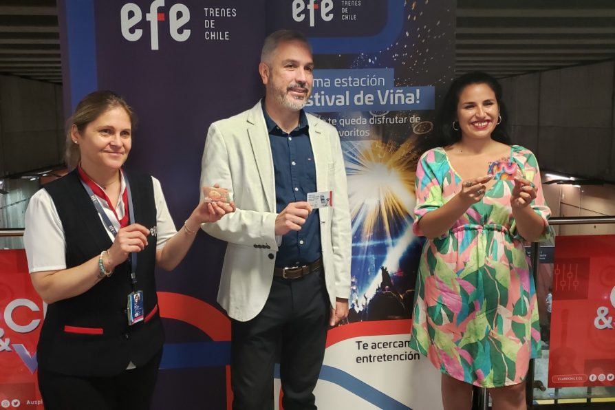 EFE Valparaíso y Delegación Presidencial Regional anuncian operación de trenes en horario nocturno por Festival de Viña del Mar
