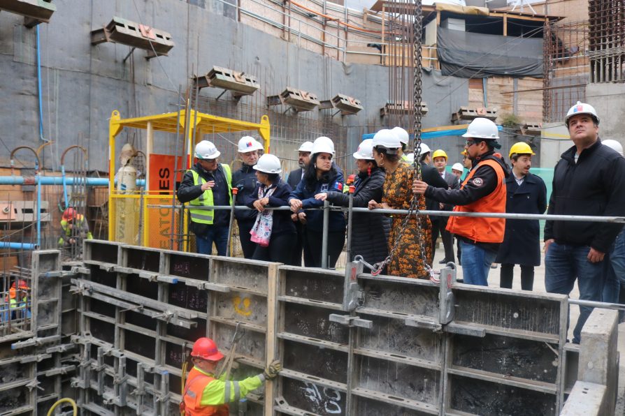 Autoridades inspeccionaron construcción de nuevo cuartel y laboratorio de criminalística de la Policía de Investigaciones en Viña del Mar