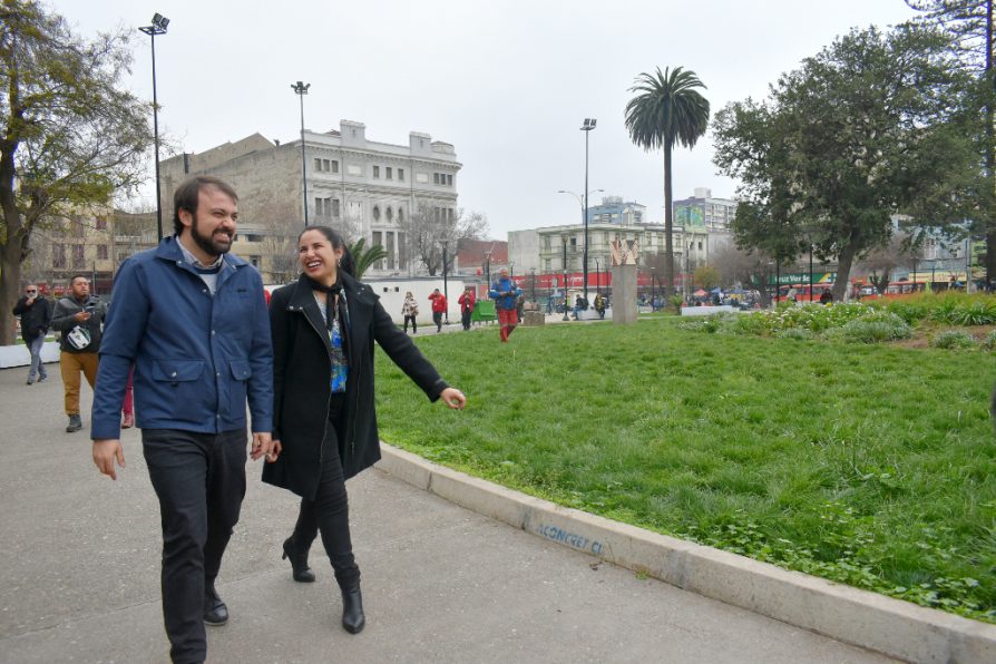 Autoridades destacan recuperación de Plaza O’Higgins de Valparaíso