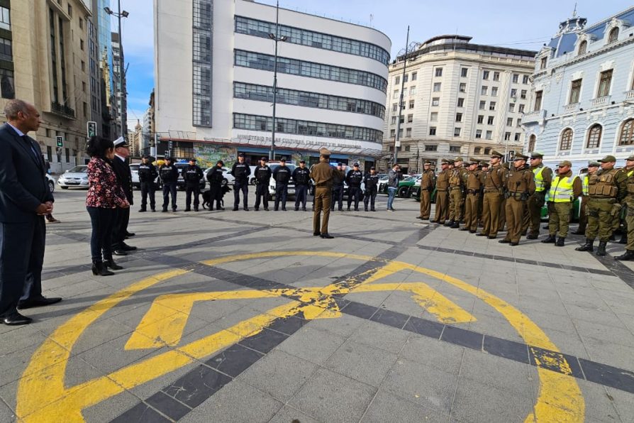 Delegación Presidencial coordina intervención policial de Carabineros, PDI y Policía Marítima en diversos puntos de la región de Valparaíso