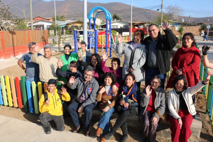 Nuevo espacio público ejecutado por el Minvu brindará mayor seguridad a barrio de La Ligua