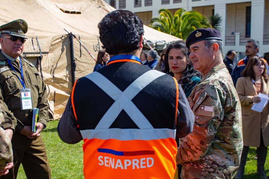 Autoridades regionales participaron de simulacro ante un eventual terremoto y tsunami que afectaría nuestras costas