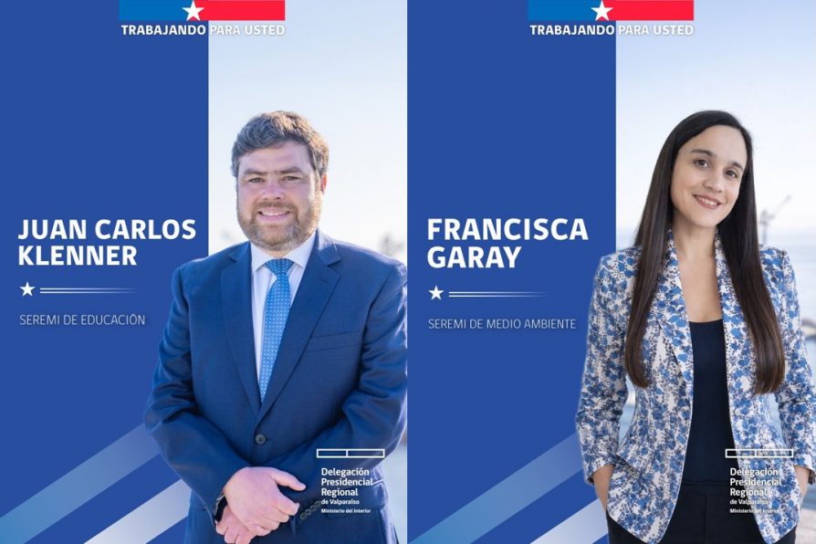 Nombran a los primeros dos seremis para la Región de Valparaíso