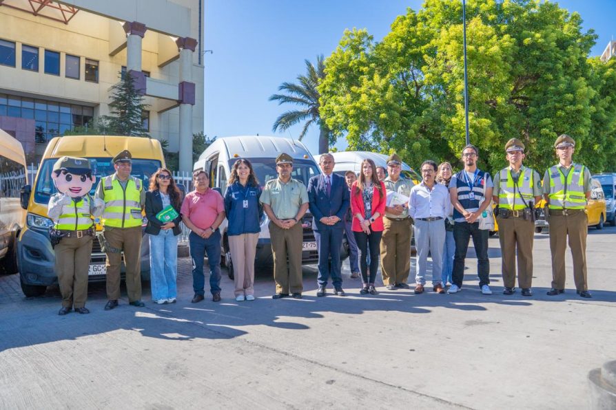 Fiscalización masiva al transporte escolar en Valparaíso y Viña del Mar