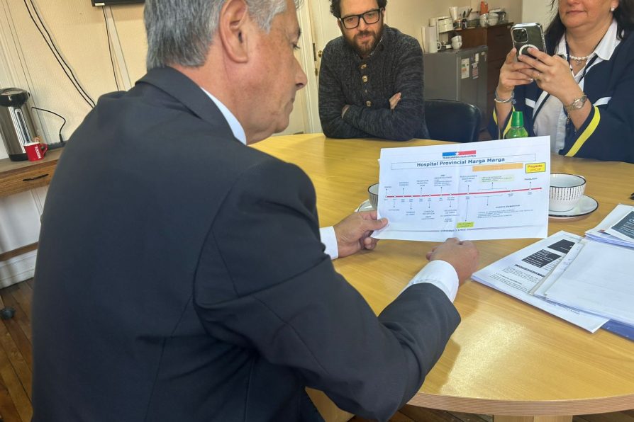 Delegado Presidencial y Dirección del Servicio de Salud Viña del Mar Quillota Petorca abordan cronograma de cartera de inversión en salud de la red asistencial