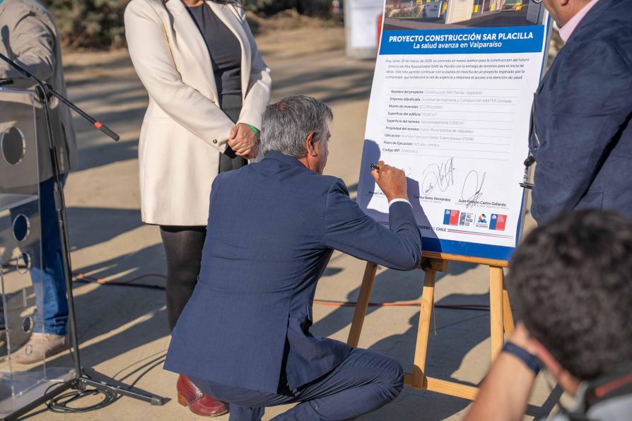 SSVSA entrega terrenos para iniciar obras del futuro SAR Placilla