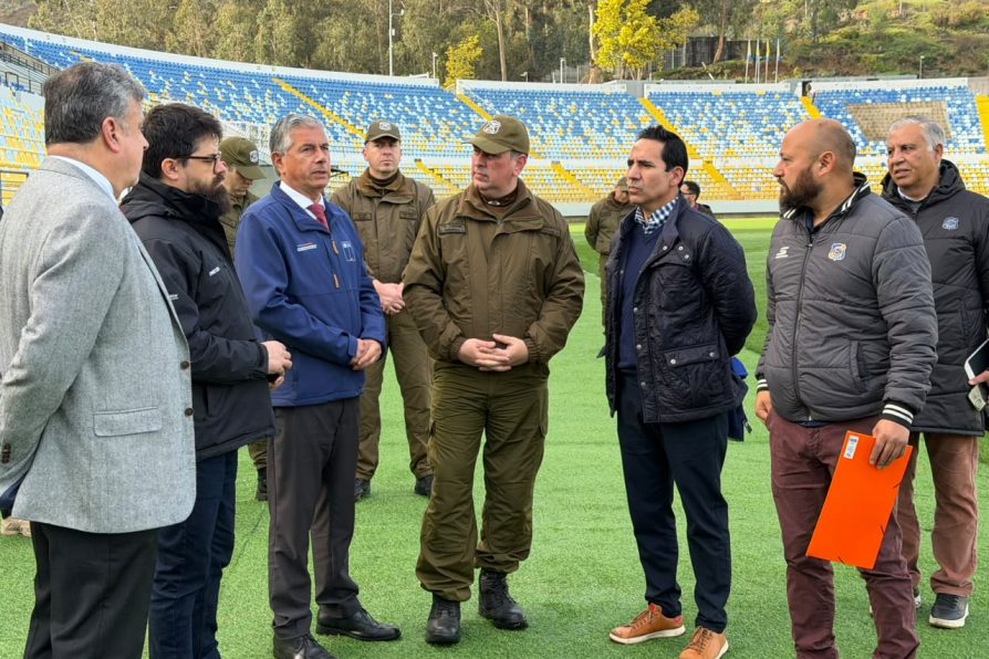 Autoridades detallaron medidas de seguridad para el encuentro entre Everton y Colo-Colo