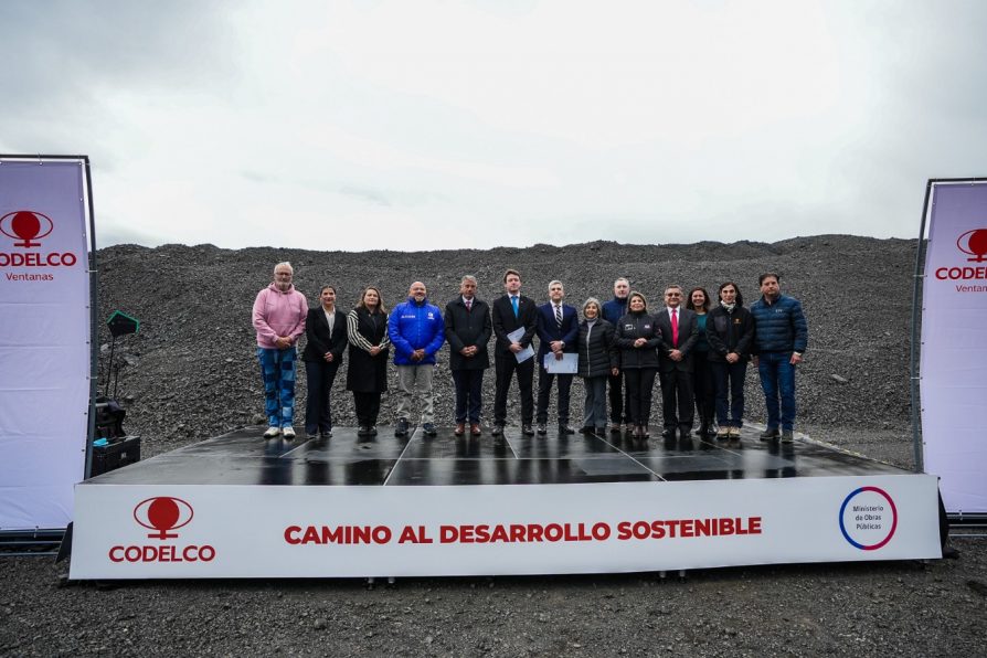 Codelco y MOP se unen para impulsar el uso de subproductos mineros en infraestructura pública